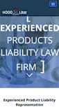 Mobile Screenshot of productsinjurylawyer.com